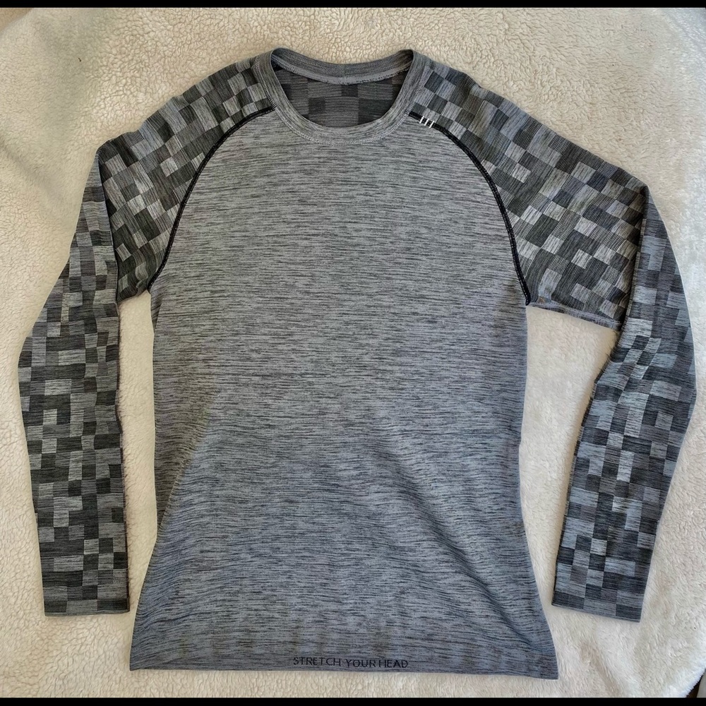 Lululemon Metal Vent Tech Long Sleeve Slate Black